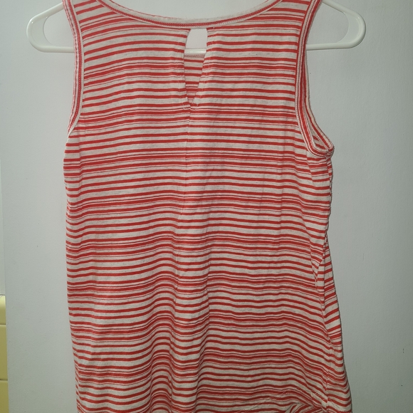 CAbi Pink and White Fitted Tank Top - Picture 3 of 3